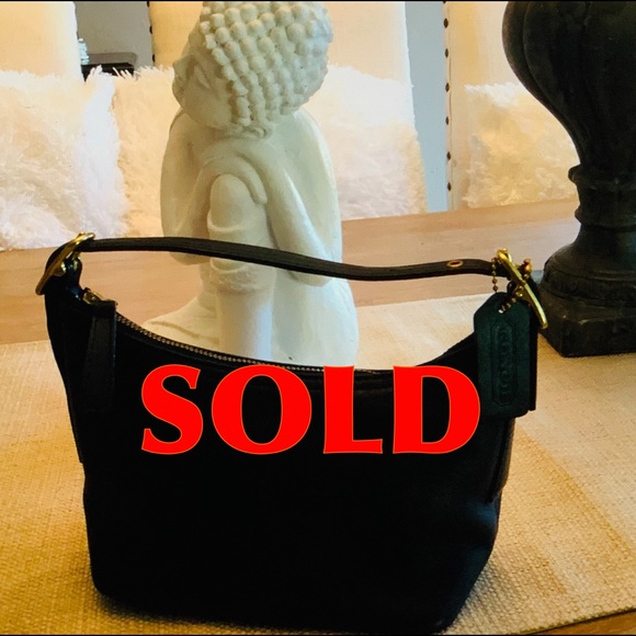 Coach Handbags - COACH MINI SACHEL BAG BLACK